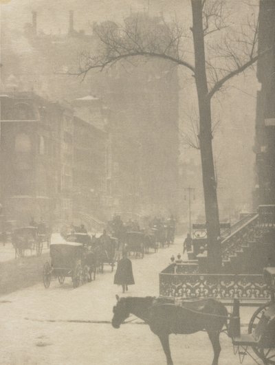 The Street, Design for a Poster (fotogravura) de Alfred Stieglitz