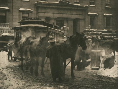 O Terminal, 1893. de Alfred Stieglitz