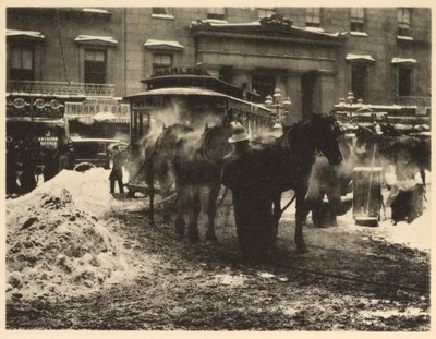 O Terminal, 1893. de Alfred Stieglitz