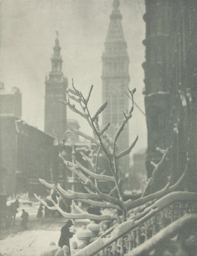 Duas Torres, Nova York de Alfred Stieglitz