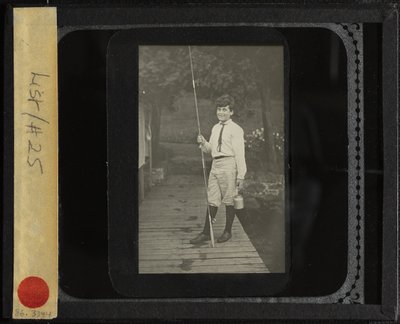 Sem título Howard com vara de pescar, 1910 ou 1912. de Alfred Stieglitz