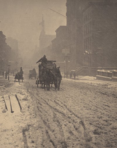Inverno, Quinta Avenida de Alfred Stieglitz