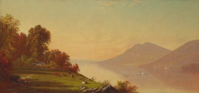 Tarde no Hudson, 1867 de Alfred Thompson Bricher