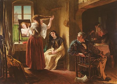 A invenção da máquina de pentear, 1862 de Alfred W. Elmore