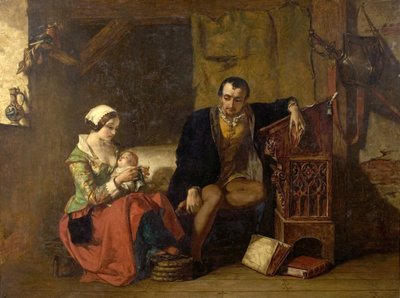 A origem do tear de meia, 1847 de Alfred W. Elmore