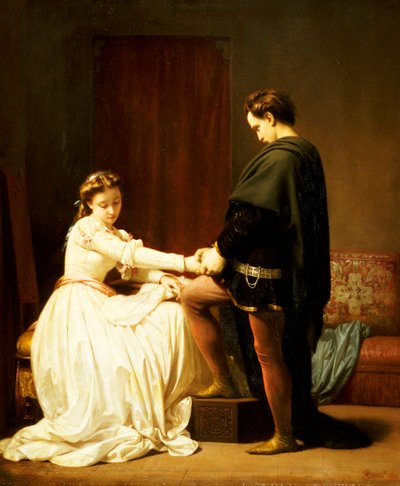 A proposta, 1860 de Alfred W. Elmore