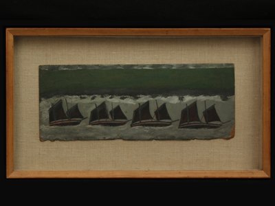 Quatro Escunas, c.1930 de Alfred Wallis