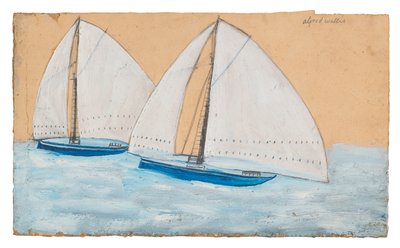 Dois Barcos à Vela de Alfred Wallis