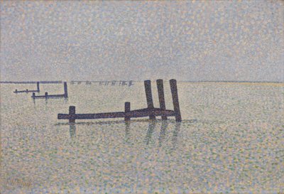 O Canal de Nieuwpoort, c. 1889 de Alfred William Finch
