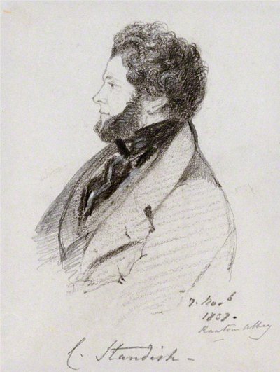Retrato de Lord Charles Strickland Standish (1790-1863) por Alfred Conde D