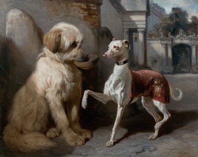 Francês: Riche et Pauvre de Alfred De Dreux