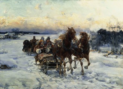 O passeio de trenó de Alfred von Wierusz Kowalski