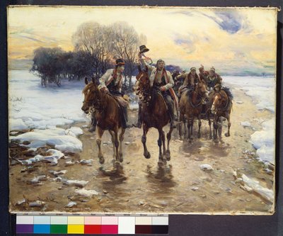 A festa de casamento de Alfred von Wierusz Kowalski