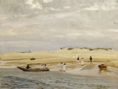 Figuras na praia de Algernon Mayow Talmage