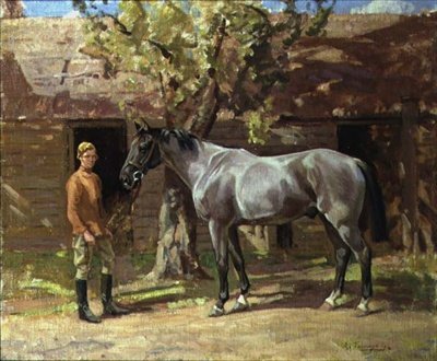Cinzento com Rapaz Estável de Algernon Mayow Talmage