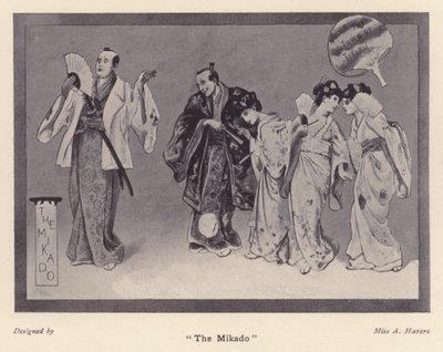 "O Mikado" (litho) de Alice Havers