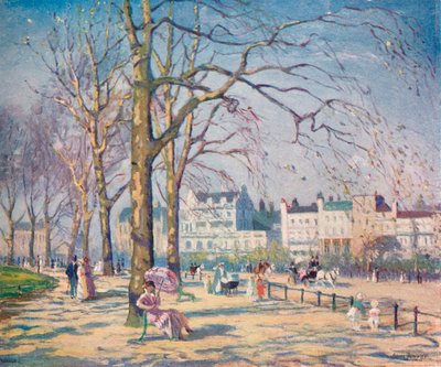 Primavera em Hyde Park, c1910 de Alice Maud Fanner