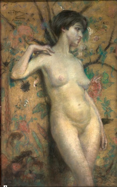 Nu contra ecrã de Alice Pike Barney