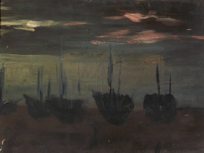 Navios ao luar, s.d. de Alice Pike Barney