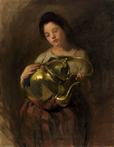 A chaleira de latão, c. 1890. de Alice Pike Barney