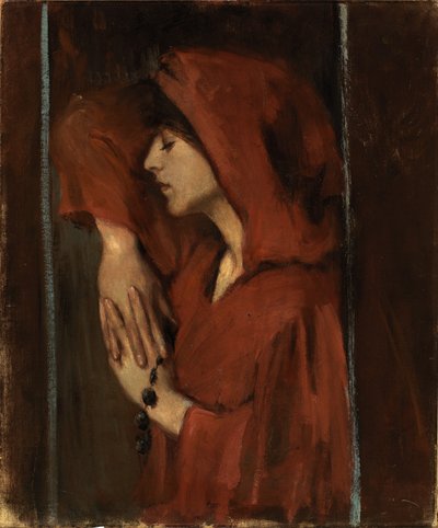 Mulher com capuz vermelho de Alice Pike Barney