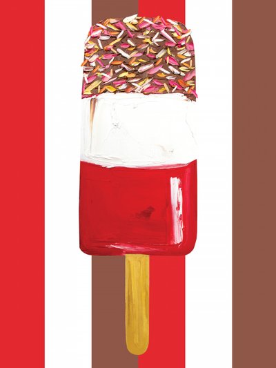 Picolé com granulado de chocolate de Alice Straker
