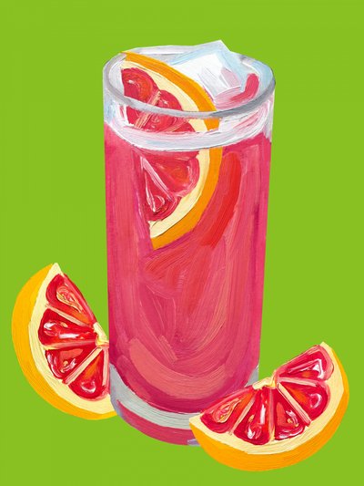 Cocktail de toranja rosa de Alice Straker