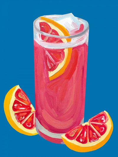 Cocktail de toranja rosa de Alice Straker