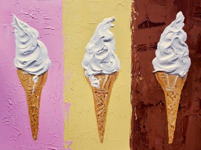 Trio de Gelados Suaves de Alice Straker