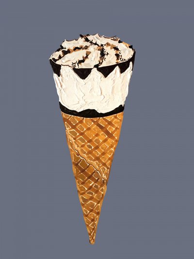 Cone de chocolate com baunilha de Alice Straker