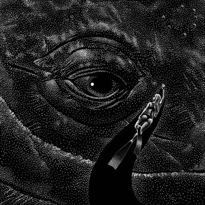 O mergulhador e o olho gigante de Alirıza ÇAKIR