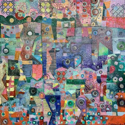 Geometria abstrata colorida de Alise Loebelsohn