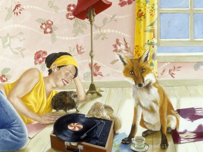 Nossa Babá Fabulosa (acrílico e óleo sobre tela) de Alix Contemporary Artist Soubiran Hall