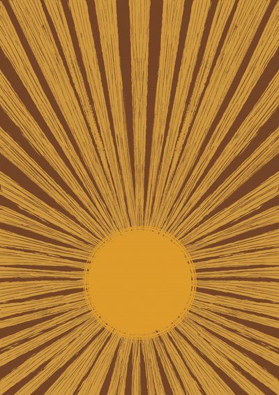 Sunburst Retro Quente de Aliya Putrus