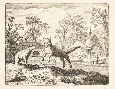 Renard multado por delitos de Allaert van Everdingen
