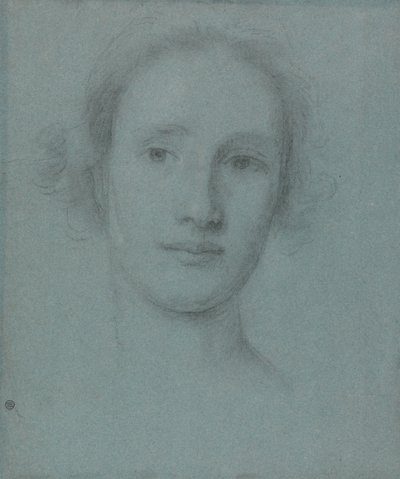 Cabeça de uma jovem mulher de Allan Ramsay