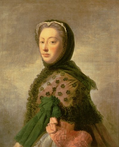 Retrato de Augusta de Saxe-Gotha, princesa de Gales de Allan Ramsay