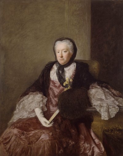 Retrato da Sra. Mary Martin, 1761 de Allan Ramsay