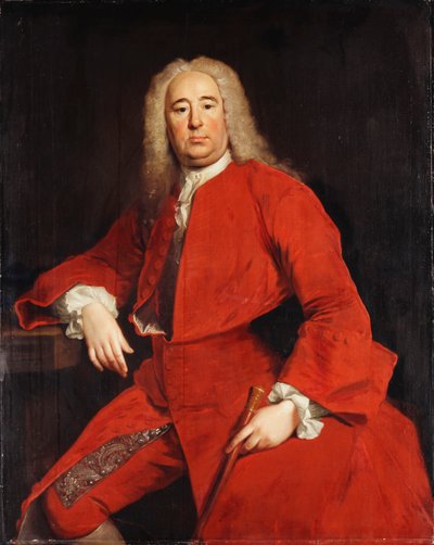Retrato de um cavalheiro, tradicionalmente identificado como George Frederick Handel, 1740 de Allan Ramsay