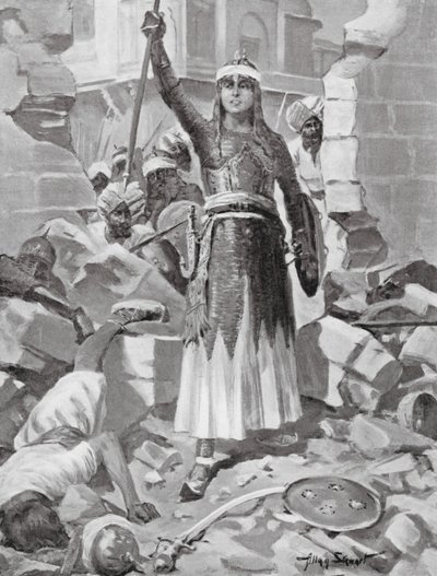 A princesa Chand Bibi defende Ahmadnagar de Allan Stewart