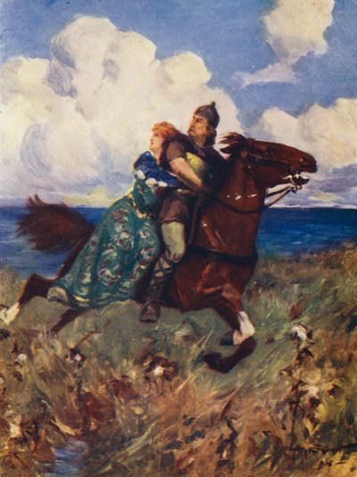 A Batalha dos Pássaros (litografia a cores) de Allan Stewart
