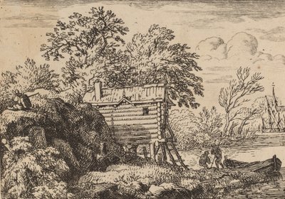 Cabana do Pescador, provavelmente c. 16451656. de Allart van Everdingen