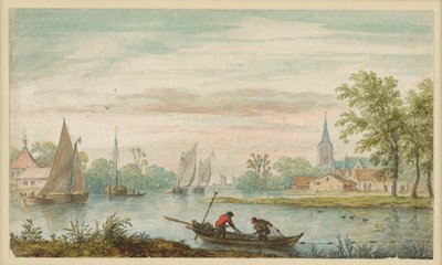 Paisagem fluvial de Allart van Everdingen