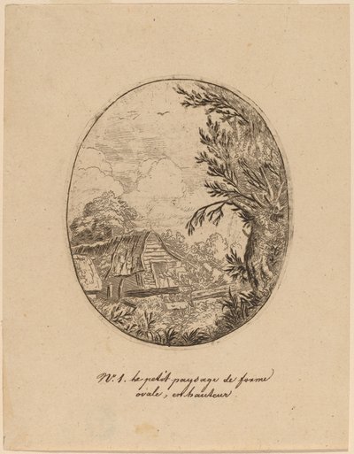 Hamlet entre as árvores de Allart van Everdingen
