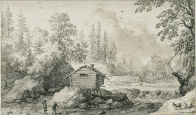 Paisagem nórdica de Allart van Everdingen