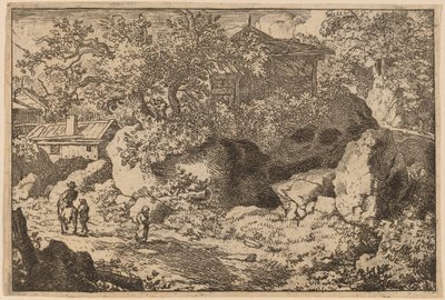 Camponês a Cavalo, provavelmente c. 16451656. de Allart van Everdingen