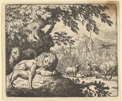 Renard continua com suas mentiras, 1650-75. de Allart van Everdingen
