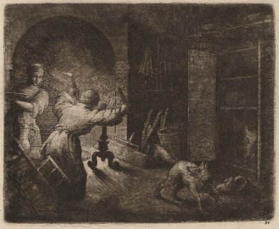 Reynard Steals a Capon from the Pastor de Allart van Everdingen