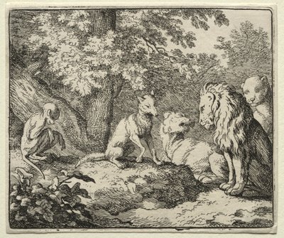 Reynard the Fox: Mais um falso testemunho de Reynard. de Allart van Everdingen