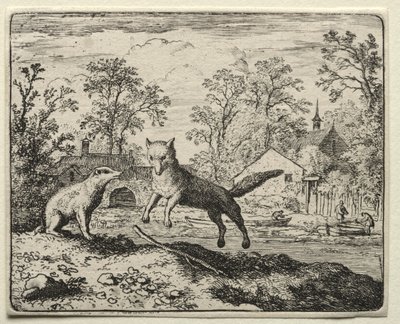 Reynard the Fox: Reynard Fazendo Penitência. de Allart van Everdingen